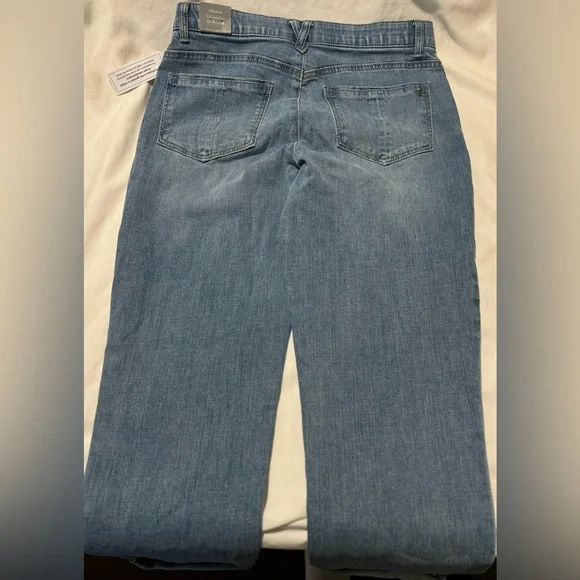 Wit & Wisdom Gemma 'Ab'Solution Girlfriend Jeans Blue Denim ~ Size 6 - Picture 6 of 10
